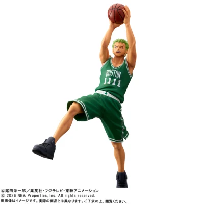 ONE PIECE × NBA MASTER STARS PIECE THE RORONOA ZORO BOSTON CELTICS