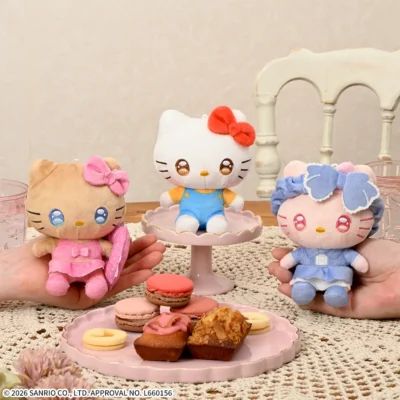 ゆるかわ 三麗鷗 あいぬい 迷你絨毛玩偶“Hello Kitty”