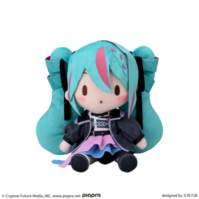 初音未來系列 ふわぷち M 絨毛玩偶「初音未來」-Punk！-