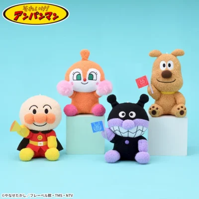 麵包超人 ころふわ　大家一起加油絨毛玩偶 Ver.2