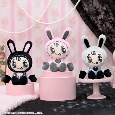 NARUMIYA角色　迷你絨毛玩偶‐ベリエちゃん‐千鳥格紋 Ver.