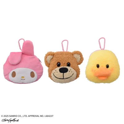 美樂蒂×Suzy’s Zoo　附登山扣臉型收納包