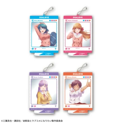 TVアニメ「幼馴染とはラブコメにならない 附立架壓克力鑰匙圈