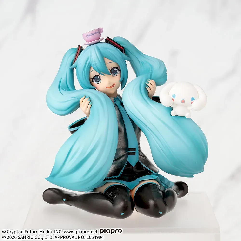 初音未來×大耳狗 ちょこのせ Premium 模型‐初音未來×大耳狗‐毛茸茸 Ver.