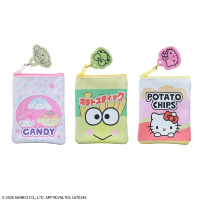 三麗鷗　皮革風收納包　Kawaii YumYum MART